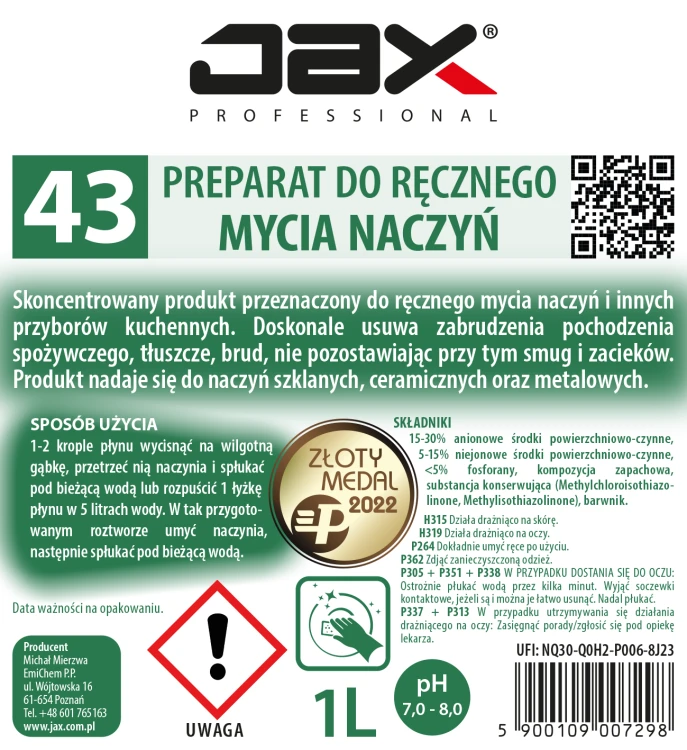 JAX 43 1L etykieta.webp