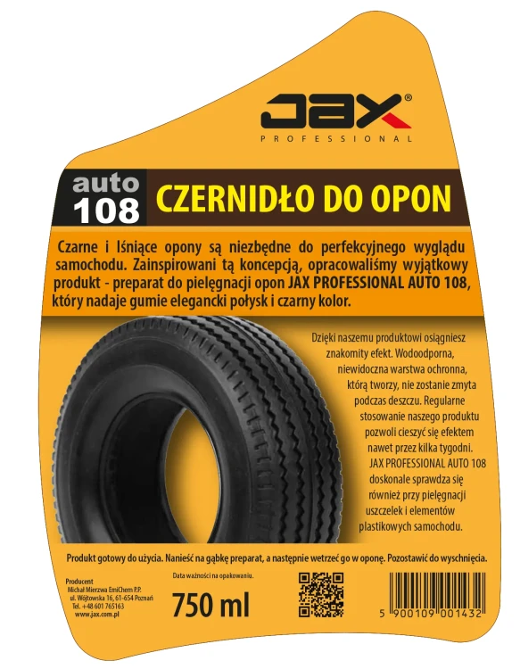 JAX 108 750 ml etykieta.webp