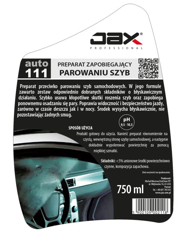 JAX 111 750 ml etykieta.webp