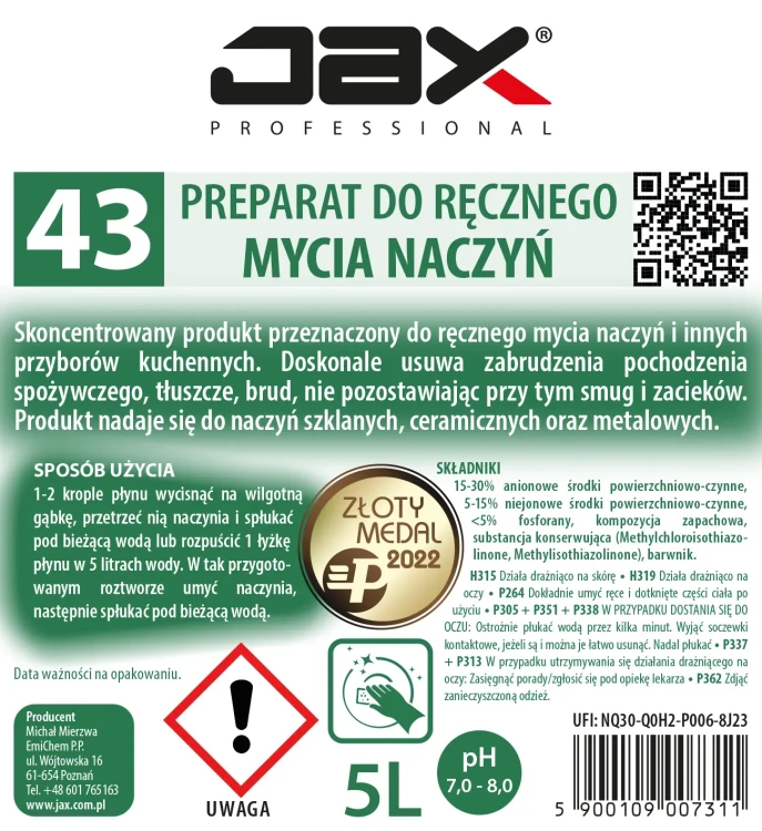 JAX 43 5L etykieta.webp