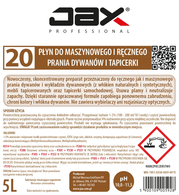 JAX 20 5L etykieta.webp