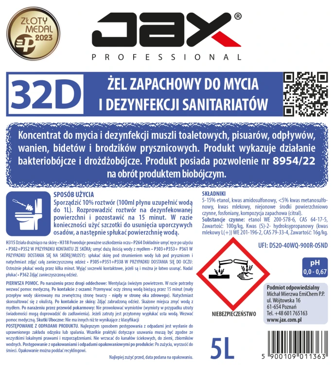 JAX 32D 5L etykieta.webp