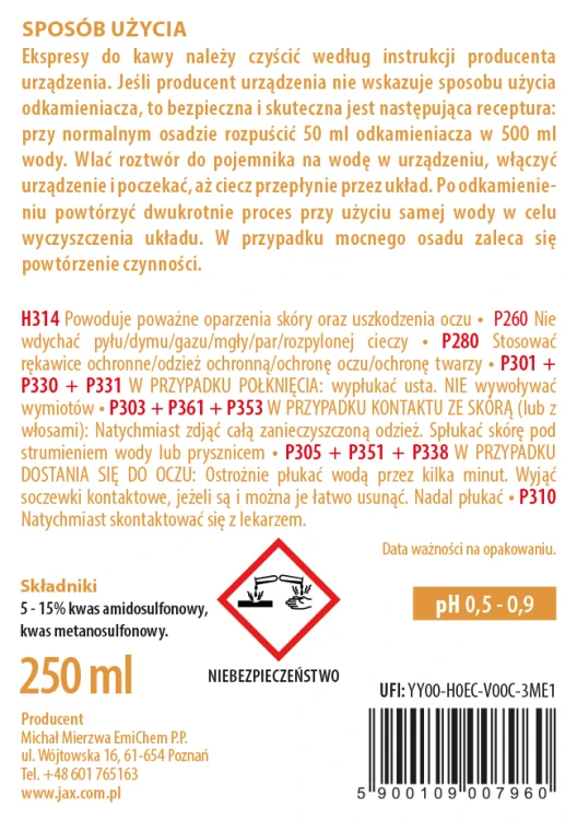 JAX 09 250 ml etykieta 02.webp