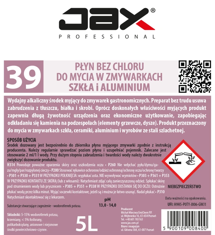 JAX 39 5L etykieta.webp