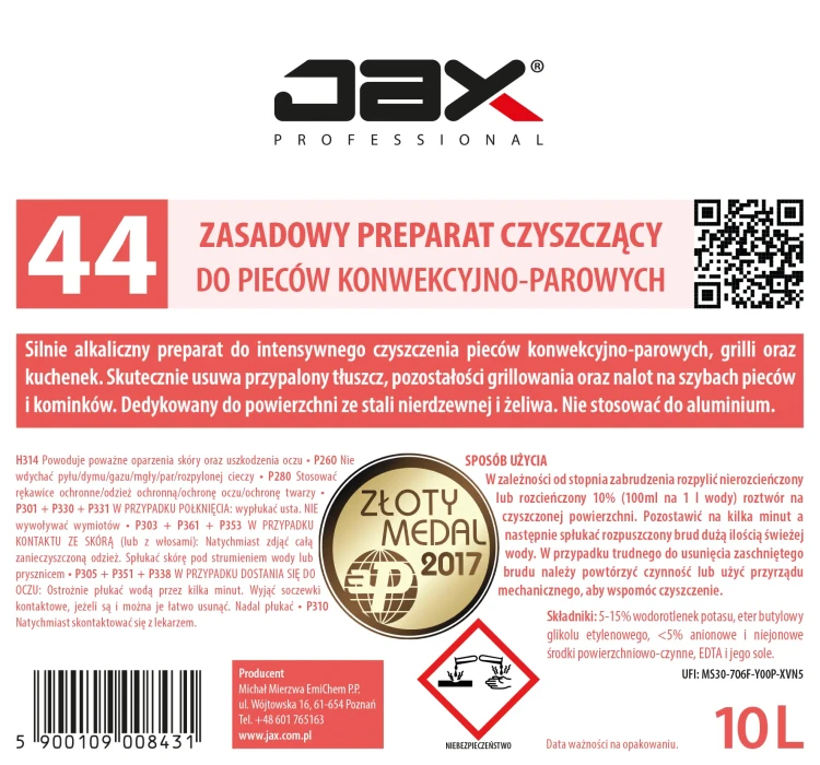 JAX 44 10L etykieta.webp