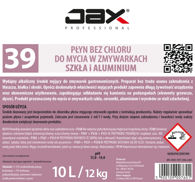 JAX 39 10L etykieta.webp