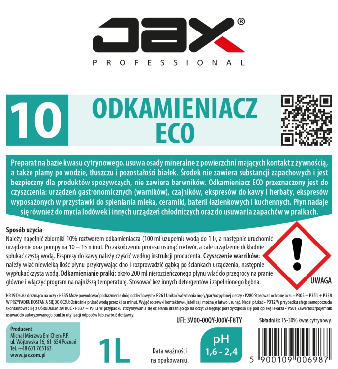 JAX 10 1L etykieta.webp