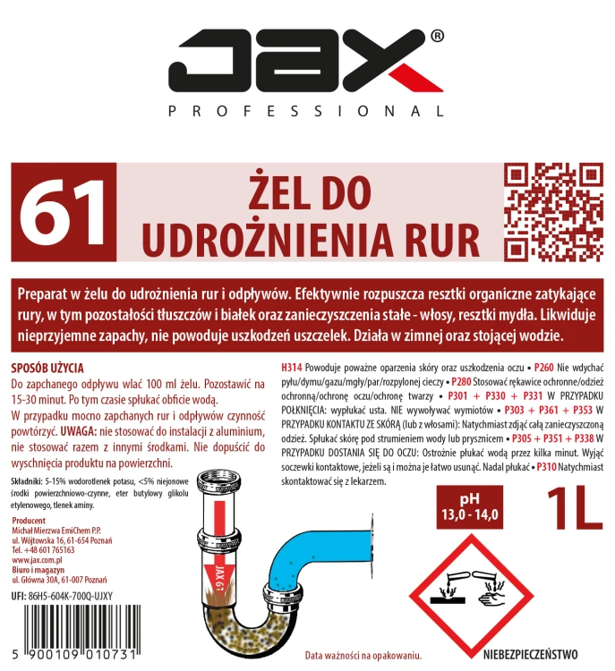 JAX 61 1L etykieta.webp