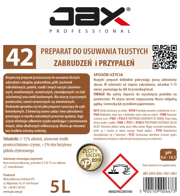 JAX 42 5L etykieta.webp