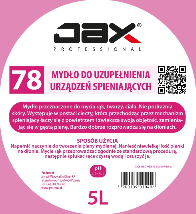 JAX 78 5L etykieta.webp