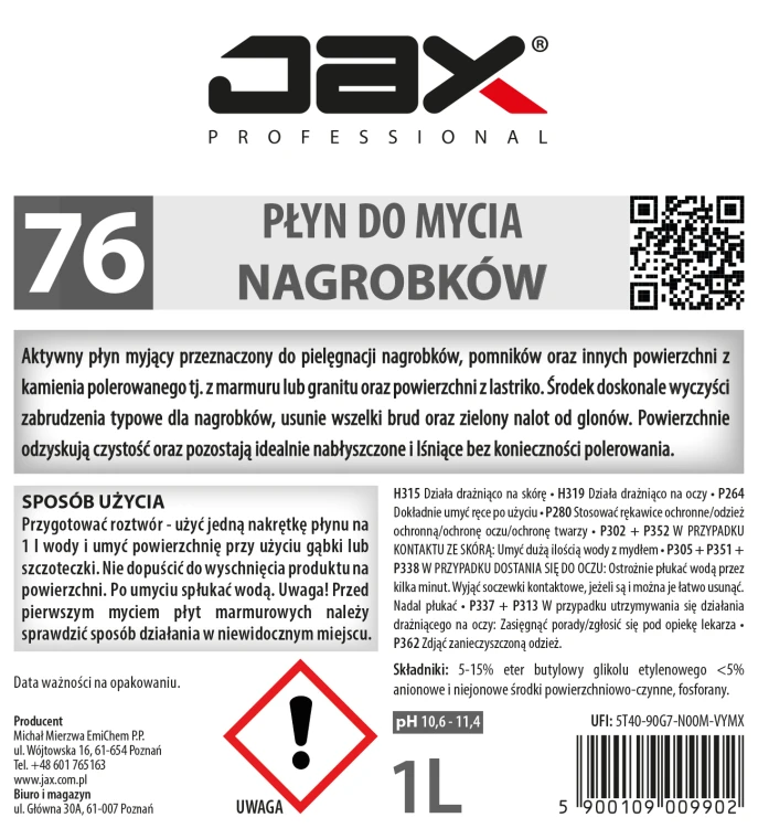 JAX 76 1L etykieta.webp