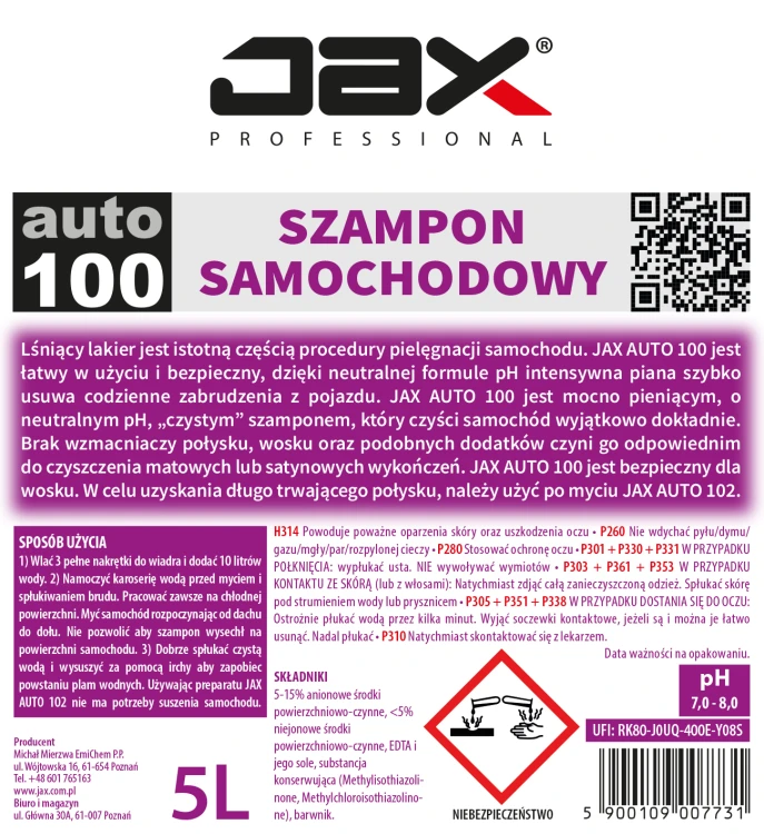 JAX 100 5L etykieta.webp