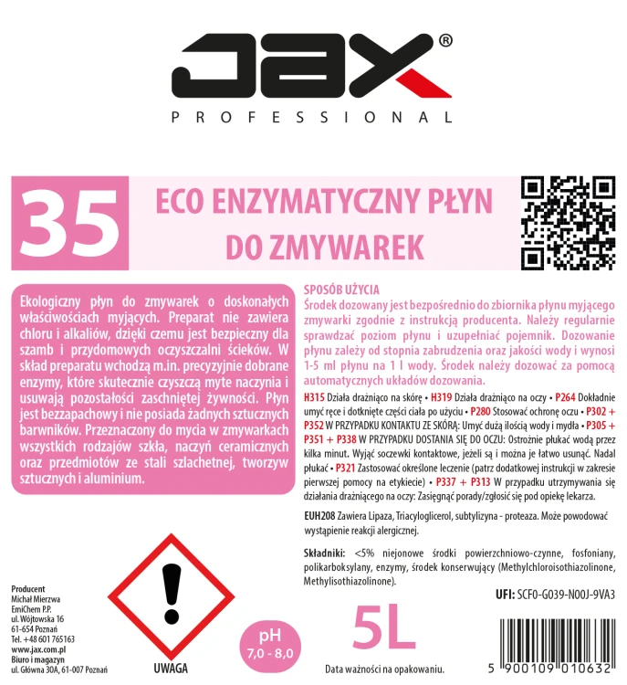 JAX 35 5L etykieta.webp