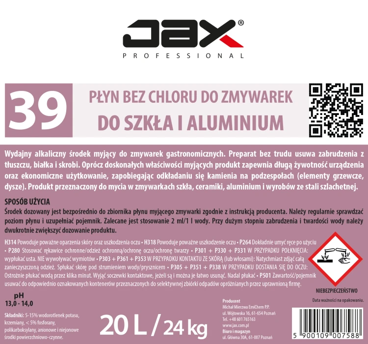 JAX 39 20L etykieta.webp