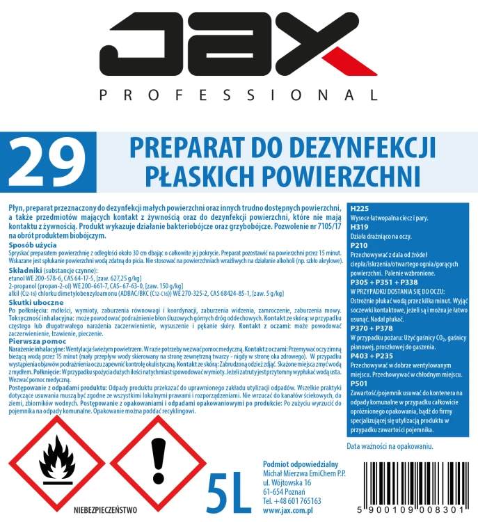 JAX 29 5L etykieta.webp