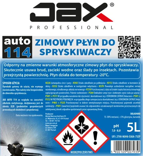 JAX 114 5L etykieta.webp